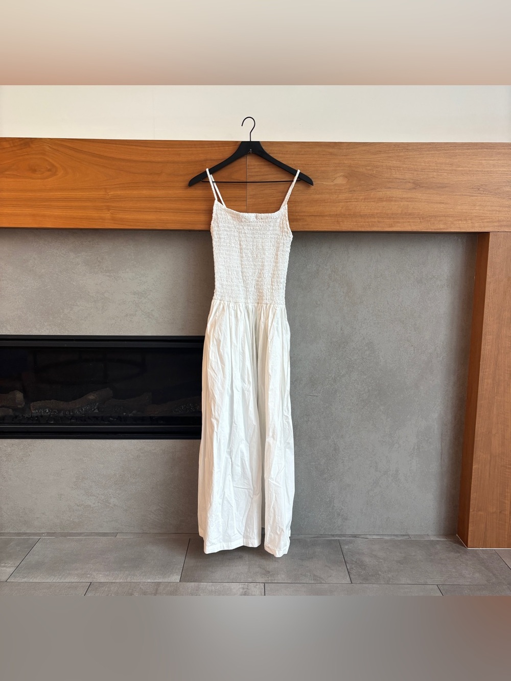 Modern Citizen White Maxi Dress, Size L